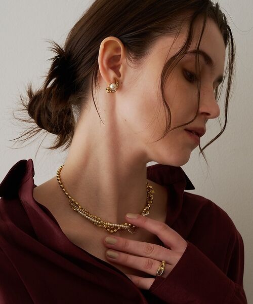 DESIGNWORKS / デザインワークス ピアス・イヤリング | 【ADER.bijoux/アデルビジュー】 MOON&STAR pearl ea | 詳細3