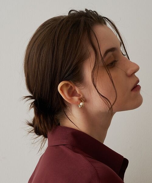 DESIGNWORKS / デザインワークス ピアス・イヤリング | 【ADER.bijoux/アデルビジュー】 MOON&STAR pearl ea | 詳細5