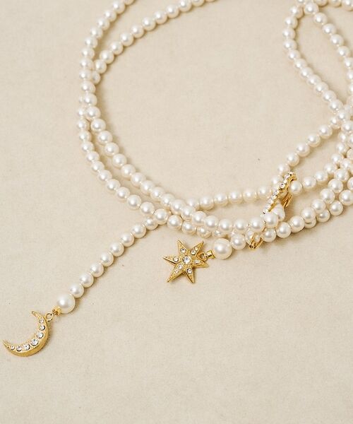 DESIGNWORKS / デザインワークス ネックレス・ペンダント・チョーカー | 【ADER.bijoux/アデルビジュー】MOON&STAR multi-usa | 詳細7