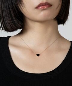 DESIGNWORKS / デザインワークス ネックレス・ペンダント・チョーカー | 【Bijou de M/ビジュードエム】リバーシブルハートネックレス(ブラック)