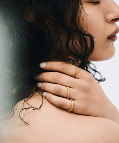 DESIGNWORKS / デザインワークス リング | 【BARJEWELLERY/バージュエリー】 TWISTED DOUBLE RI