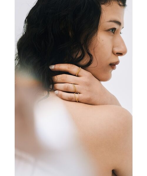 DESIGNWORKS / デザインワークス リング | 【BARJEWELLERY/バージュエリー】 TWISTED DOUBLE RI | 詳細3