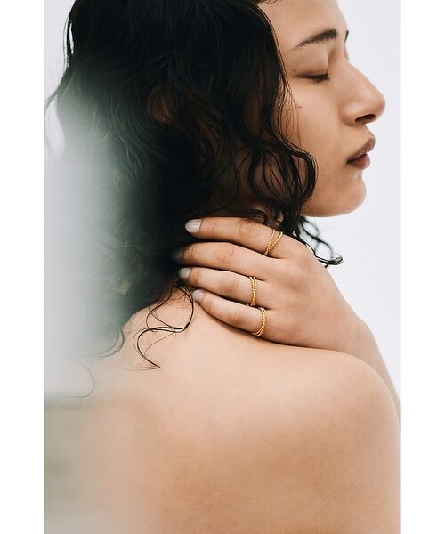 DESIGNWORKS / デザインワークス リング | 【BARJEWELLERY/バージュエリー】 TWISTED DOUBLE RI | 詳細4