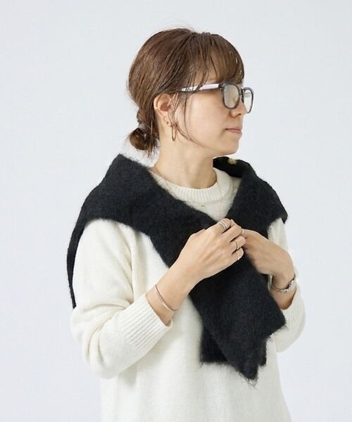 DESIGNWORKS / デザインワークス マフラー・ショール・スヌード・ストール | 【ENTWURFEIN/エントワフェイン】DARIYA  マフラー ヘッドピース | 詳細4