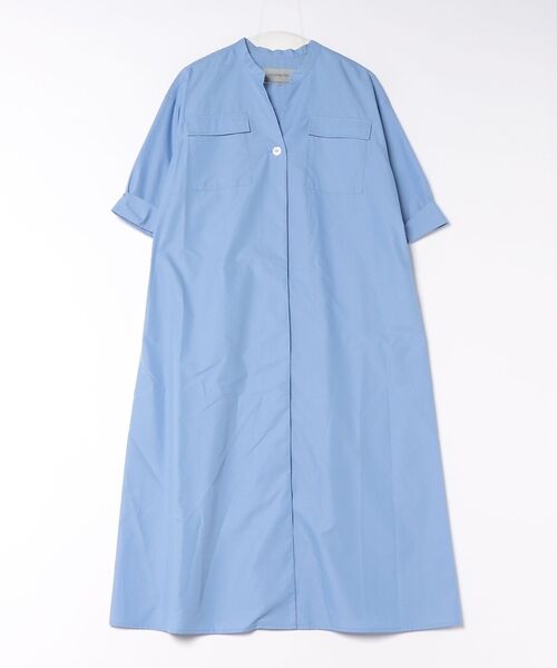 DESIGNWORKS / デザインワークス ワンピース | 【一部店舗限定】フロントポケットワンピース（サックスブルー）