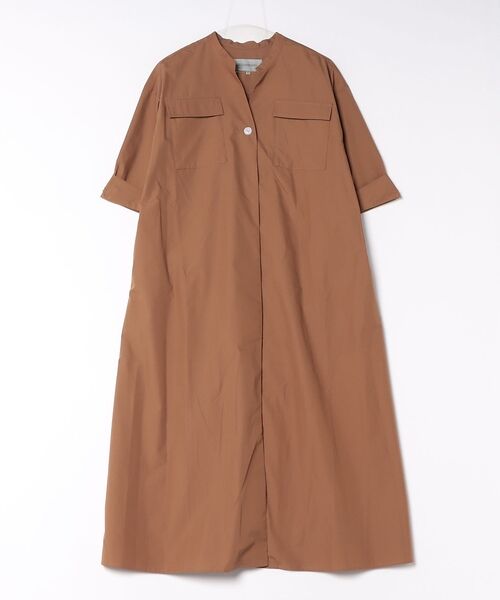 DESIGNWORKS / デザインワークス ワンピース | 【一部店舗限定】フロントポケットワンピース（ブラウン）
