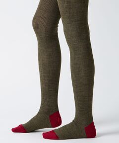 DESIGNWORKS / デザインワークス ソックス | 【babaco/ババコ】Ribbed Tights リブ　タイツ【予約】