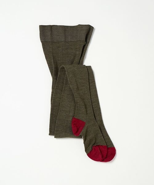 DESIGNWORKS / デザインワークス ソックス | 【babaco/ババコ】Ribbed Tights リブ　タイツ【予約】 | 詳細1