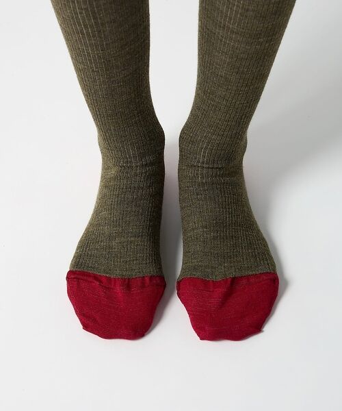 DESIGNWORKS / デザインワークス ソックス | 【babaco/ババコ】Ribbed Tights リブ　タイツ【予約】 | 詳細2
