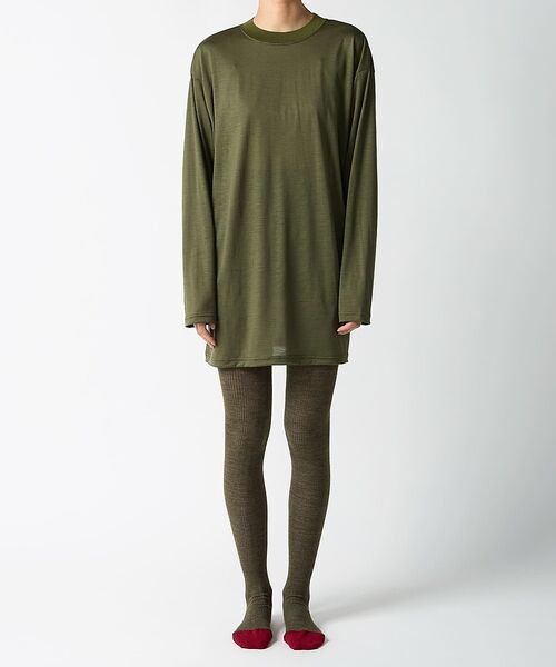DESIGNWORKS / デザインワークス ソックス | 【babaco/ババコ】Ribbed Tights リブ　タイツ【予約】 | 詳細3
