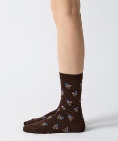 DESIGNWORKS / デザインワークス ソックス | 【babaco/ババコ】Small Bouquet socks　花柄　ソックス【