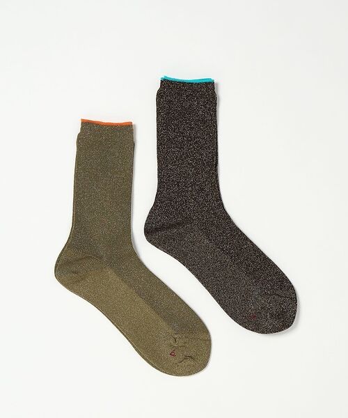 DESIGNWORKS / デザインワークス ソックス | 【babaco/ババコ】2 Pairs of Words - tiptoe gl | 詳細3