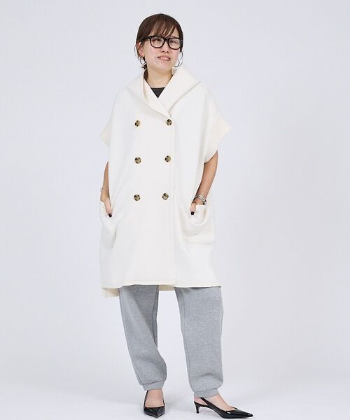 DESIGNWORKS / デザインワークス ベスト | 【一部店舗限定】【セットアップ対応】接結ダブルフェイス半袖ジャケット【予約】 | 詳細5