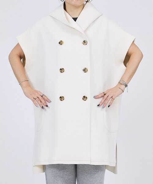 DESIGNWORKS / デザインワークス ベスト | 【一部店舗限定】【セットアップ対応】接結ダブルフェイス半袖ジャケット【予約】 | 詳細8