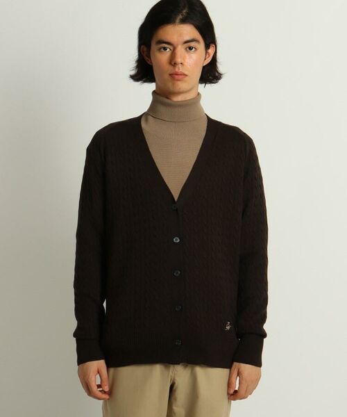 セール ケーブル編みニットカーディガン カーディガン ボレロ Dessin デッサン ファッション通販 タカシマヤファッションスクエア