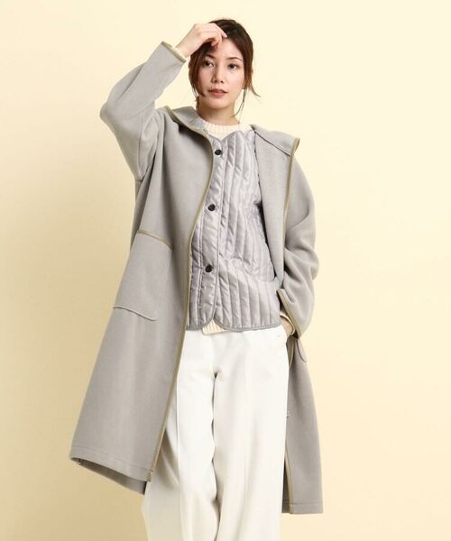 セール Classy 12月号掲載 フーデットコート S Lサイズあり 2way その他アウター Dessin デッサン ファッション通販 タカシマヤファッションスクエア