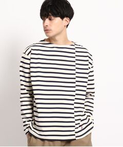 Dessin / デッサン カットソー | 【洗える・日本製】切り替えボーダージャージ＜M～L＞