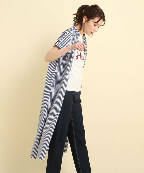 CLASSY.9月号掲載】コットンAラインロングワンピース 