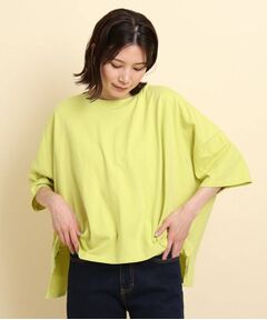 Z of zampa Organic サスティナコットンドルマンスリーブTシャツ