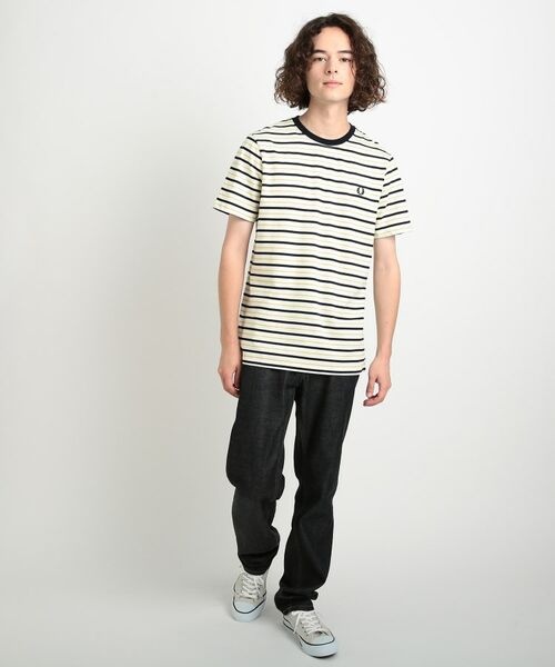 FRED PERRY ボーダーTシャツ