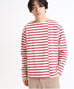 Dessin / デッサン カットソー | 【洗える・日本製】切り替えボーダージャージ＜M～L＞