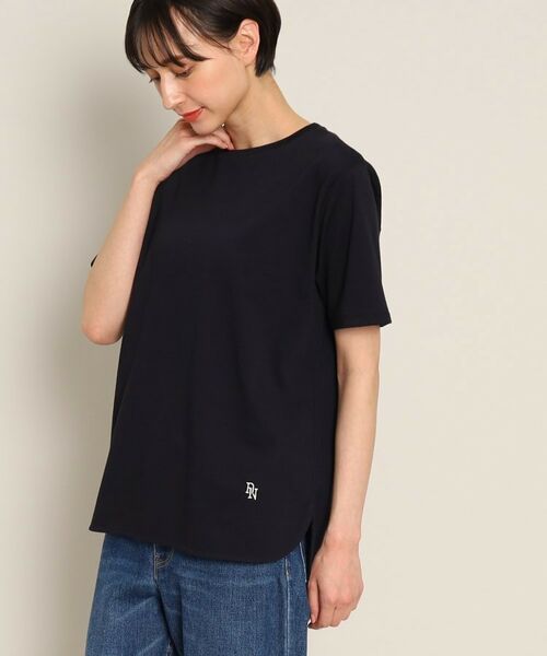 Dessin / デッサン Tシャツ | 【STORYweb 4月掲載・レイヤード・一枚着・洗える】シャツテールTシャツ<XS~L> | 詳細18