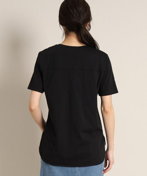 Dessin / デッサン Tシャツ | 【STORYweb 4月掲載・レイヤード・一枚着・洗える】シャツテールTシャツ<XS~L> | 詳細3