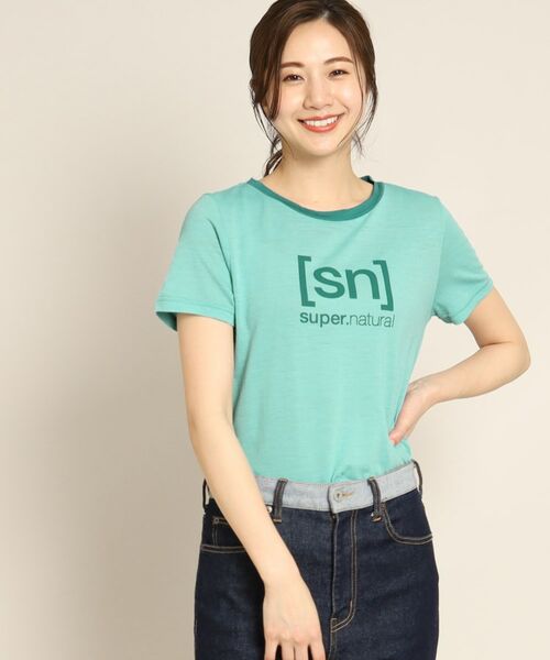 [sn]super.natural(エスエヌ スーパーナチュラル)Tシャツ