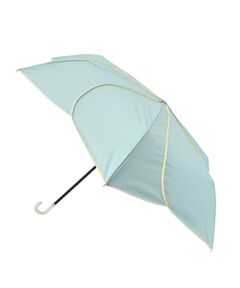 【ギフトにも】【because】 バイカラーパイピング折りたたみ傘