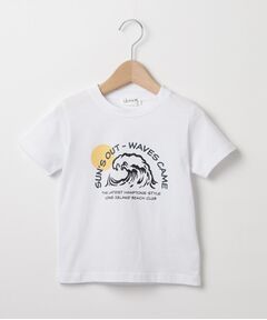 ◆【ファミリーリンク】WAVEプリントTシャツ