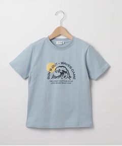 【ファミリーリンク】WAVEプリントTシャツ