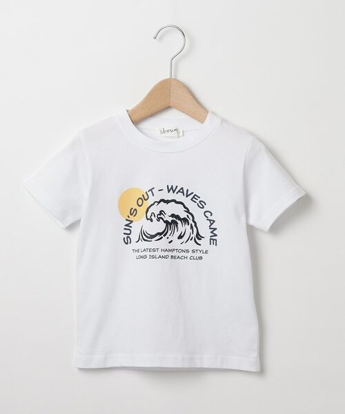 Dessin / デッサン Tシャツ | 【ファミリーリンク】WAVEプリントTシャツ | 詳細1