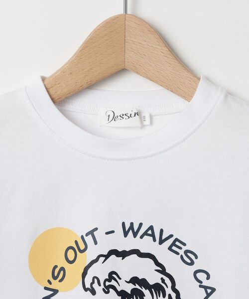 Dessin / デッサン Tシャツ | 【ファミリーリンク】WAVEプリントTシャツ | 詳細3