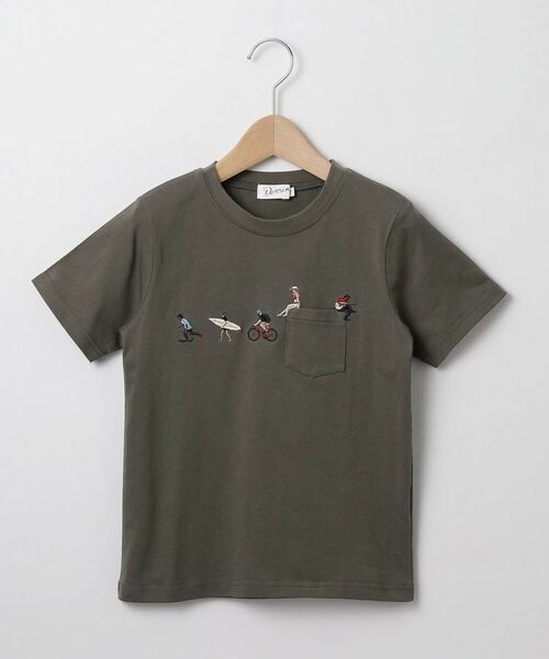 Dessin / デッサン Tシャツ | 【ファミリーリンク】ピープル刺繍Tシャツ | 詳細12