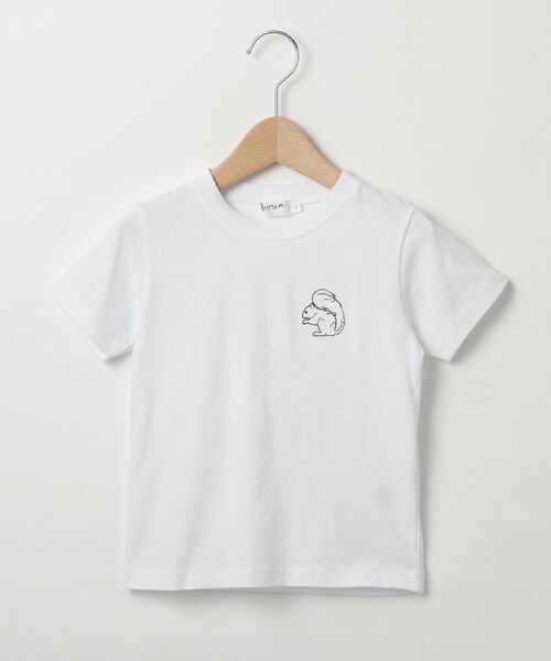 Dessin / デッサン Tシャツ | 【ファミリーリンク】アニマル刺繍Tシャツ〈100－140〉 | 詳細1