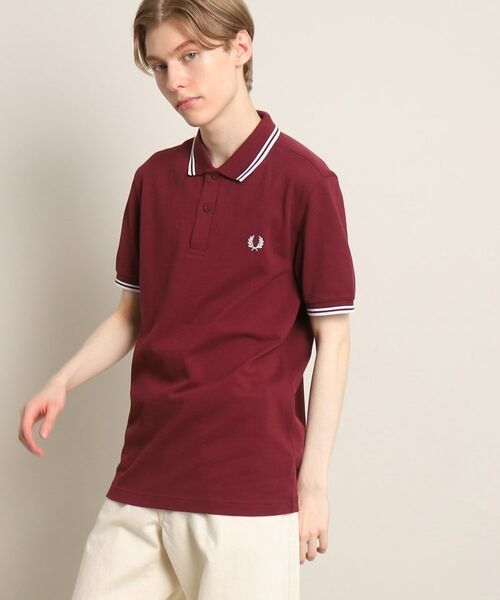 FRED PERRY ポロシャツ ボルドー - ポロシャツ