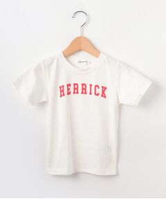 【リンクコーデ】ロゴフロッキープリントTシャツ