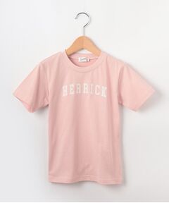 【リンクコーデ】ロゴフロッキープリントTシャツ