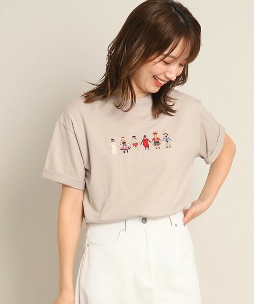 Dessin / デッサン Tシャツ | 【ユニセックス・キッズリンクコーデ】刺繍Tシャツ | 詳細13