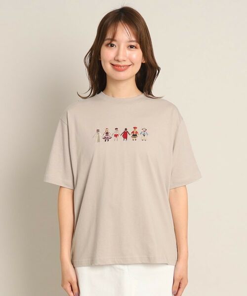 Dessin / デッサン Tシャツ | 【ユニセックス・キッズリンクコーデ】刺繍Tシャツ | 詳細16