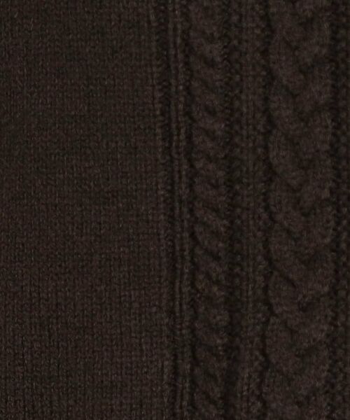 Dessin / デッサン ニット・セーター | 【洗える】ケーブル編みハイネックロングリブニット（XS～L） | 詳細20