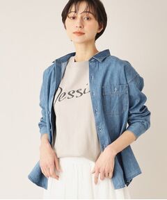 【洗える】デッサンロゴ ロングスリーブTシャツ