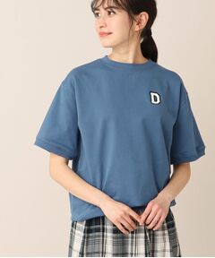 【ユニセックス・洗える】ロゴ刺繍Tシャツ