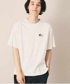 【洗える】アニマルワンポイント刺繍TEE