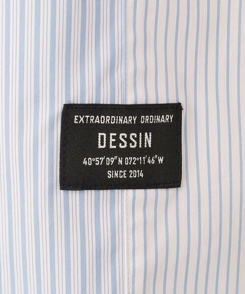Dessin / デッサン Tシャツ | ストライプ切り替えシャツ | 詳細8