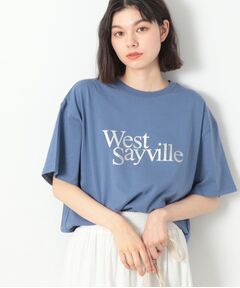 箔ロゴプリント半袖Tシャツ（XS～L）