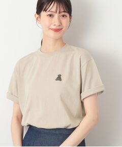 【ユニセックス・洗える】ベアワンポイントTシャツ