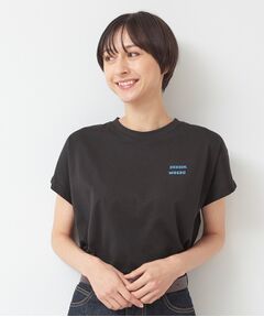 フロッキープリントポイントロゴTシャツ（XS～L）