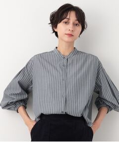 Dessin / デッサン シャツ・ブラウス | 【洗える】バルーンスリーブバンドカラーシャツ（XS～L）