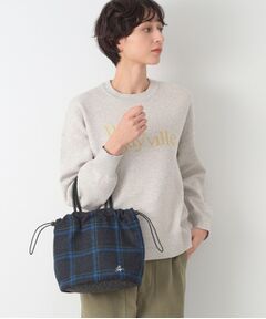 Dessin / デッサン ショルダーバッグ | 2WAYチェックドロストリングトート